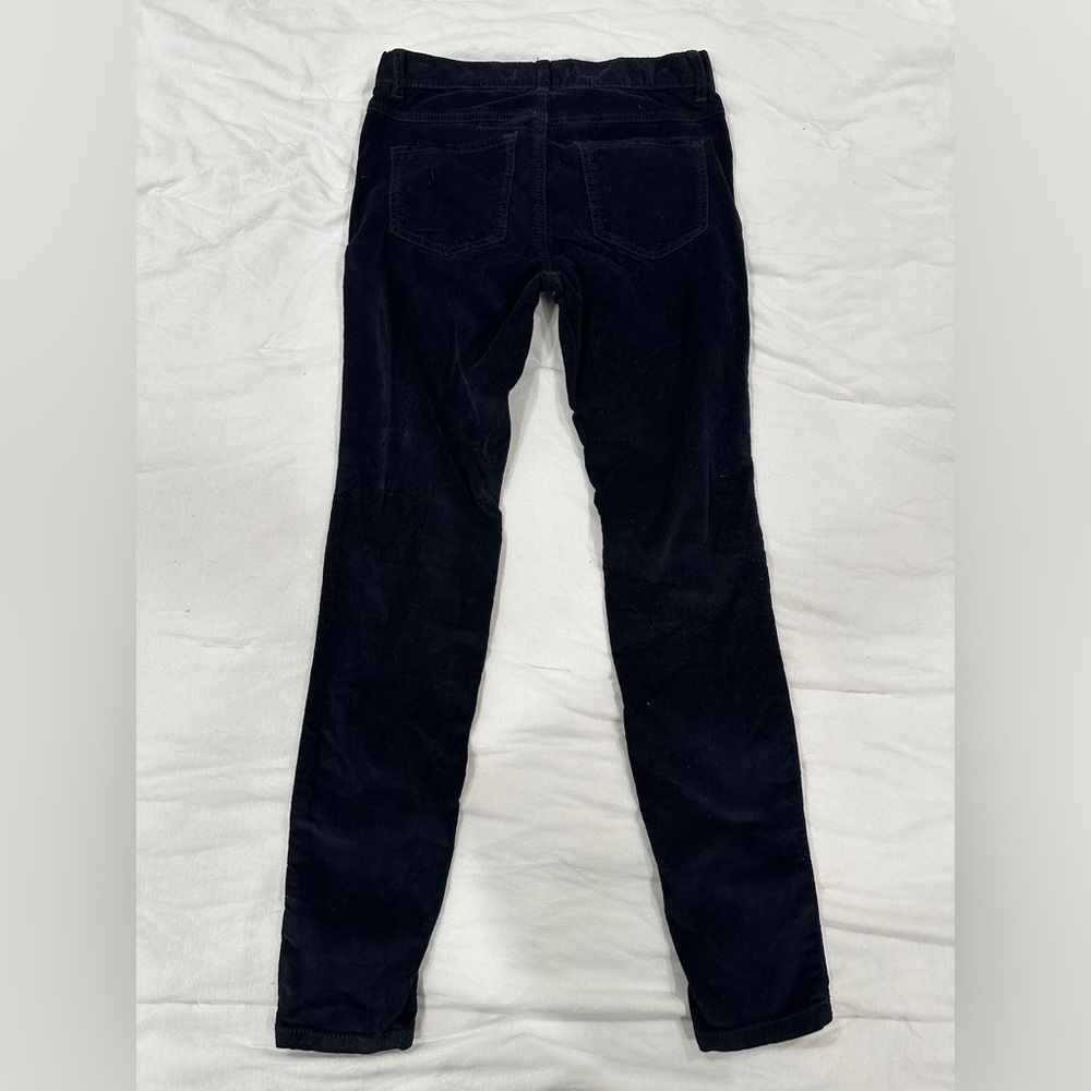 Free People Black Straight Leg Skinny Corduroy Pants size 25 - Picture 2 of 4